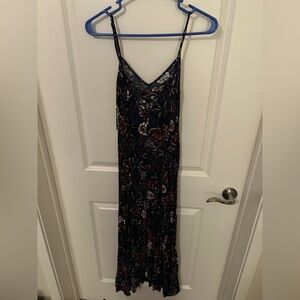 Abercrombie & Fitch Navy Floral Maxi Dress